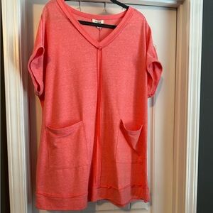 Umgee coral dress/tunic